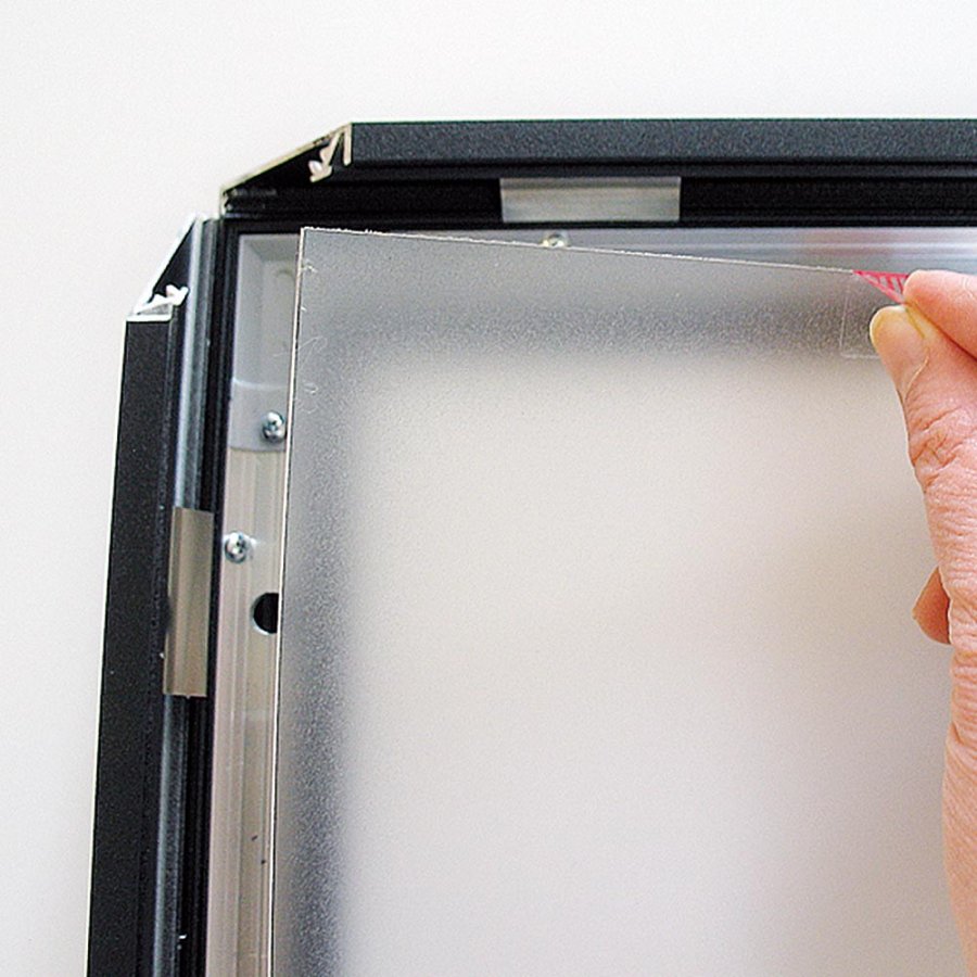 CROWN  LED OUT BOX, A0 double sided - black