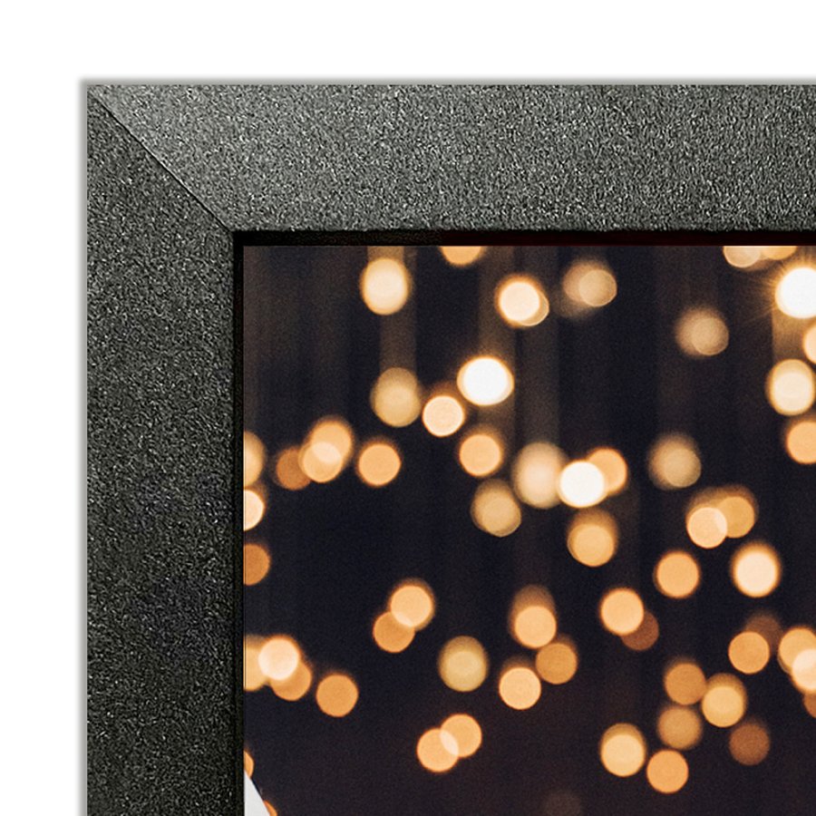 Crown snap frame, 33 mm, A3, black