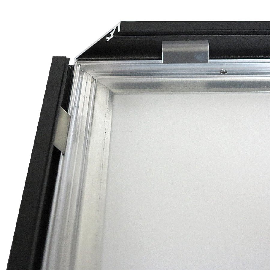 Crown Snap Profile 33mm, Black,  270cm