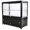 Showcase Counter Duo, black, with storage and LED spots #1