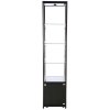 Showcase Tower Solo, black, with storage and LED spots #3