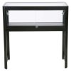 Showcase Desk Duo, black, with LED spots #2