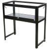 Showcase Desk Duo, black, with LED spots #1