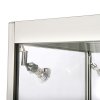 Showcase Counter Solo, silver, with storage and LED spots #4