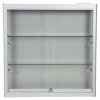 Showcase Wall Duo, silver, with LED spots #2