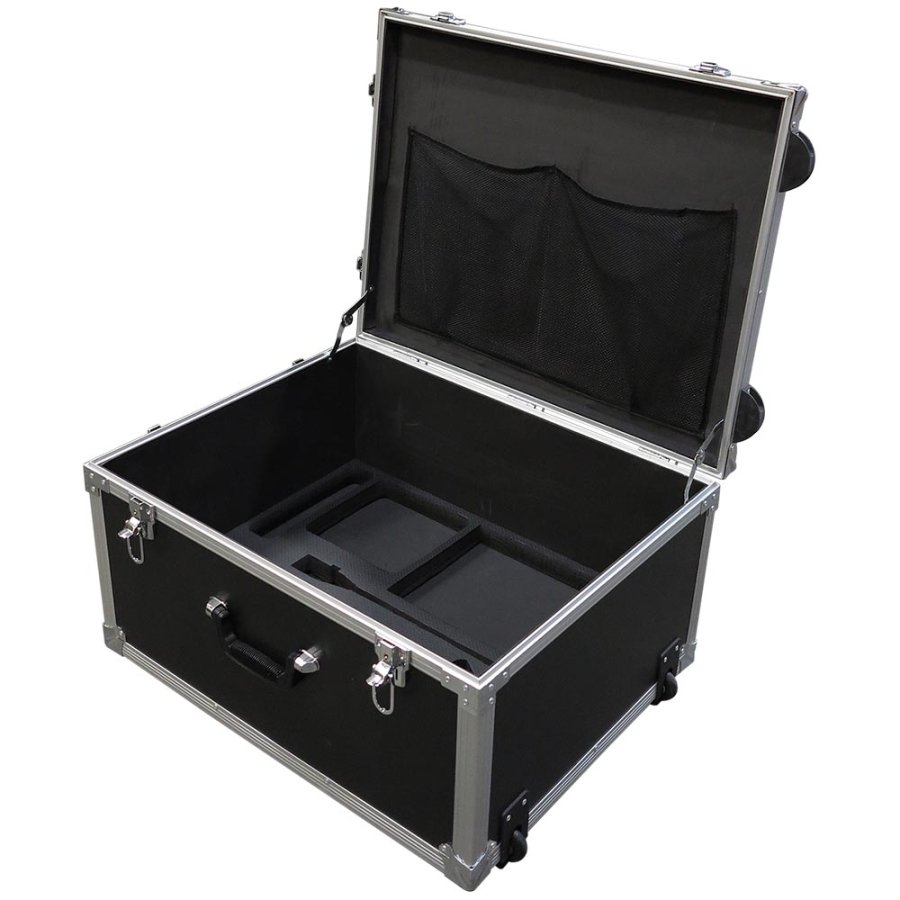 Transport Trolley, black, with 4 wheels