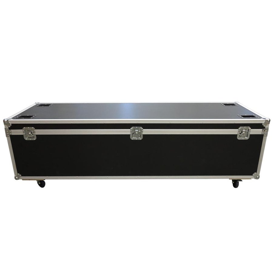 Transport Flight Case, Large, black box with 4 wheels