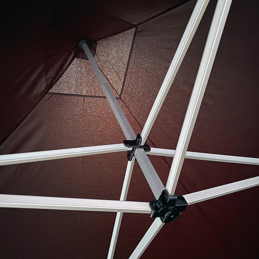 Side cover for Event Tent Lux 3 x 3 m, black