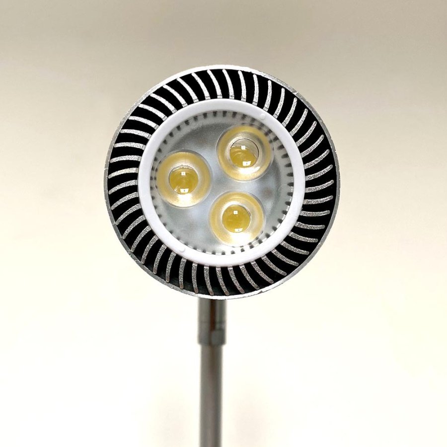 LED Spot Round, silver, 10 Watt, for Roll-up