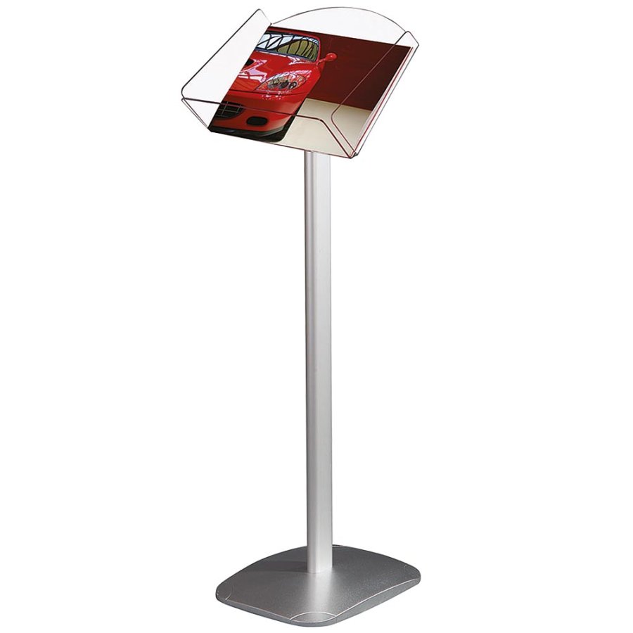 EXPO BROCHURE STAND A4 horizontal Alu