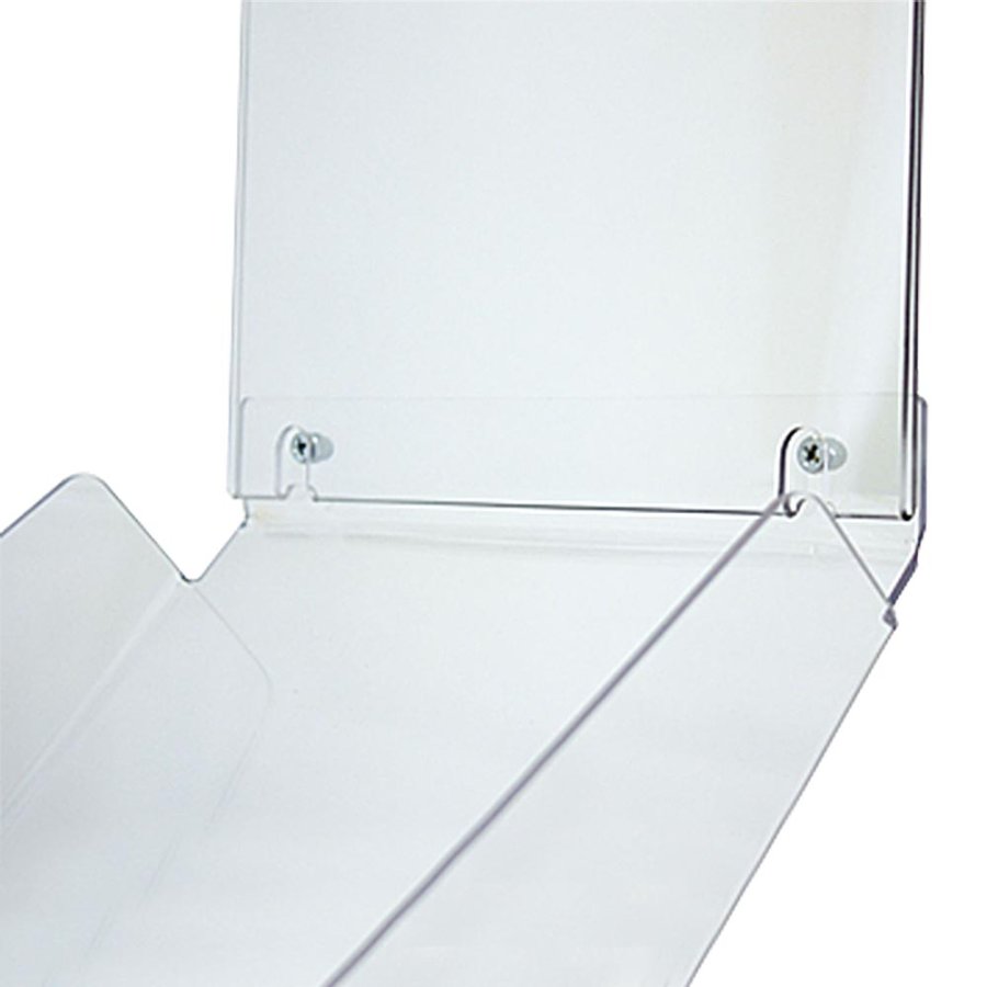 Expo Brochure Stand, A4 vertical, w/ A4 info-top