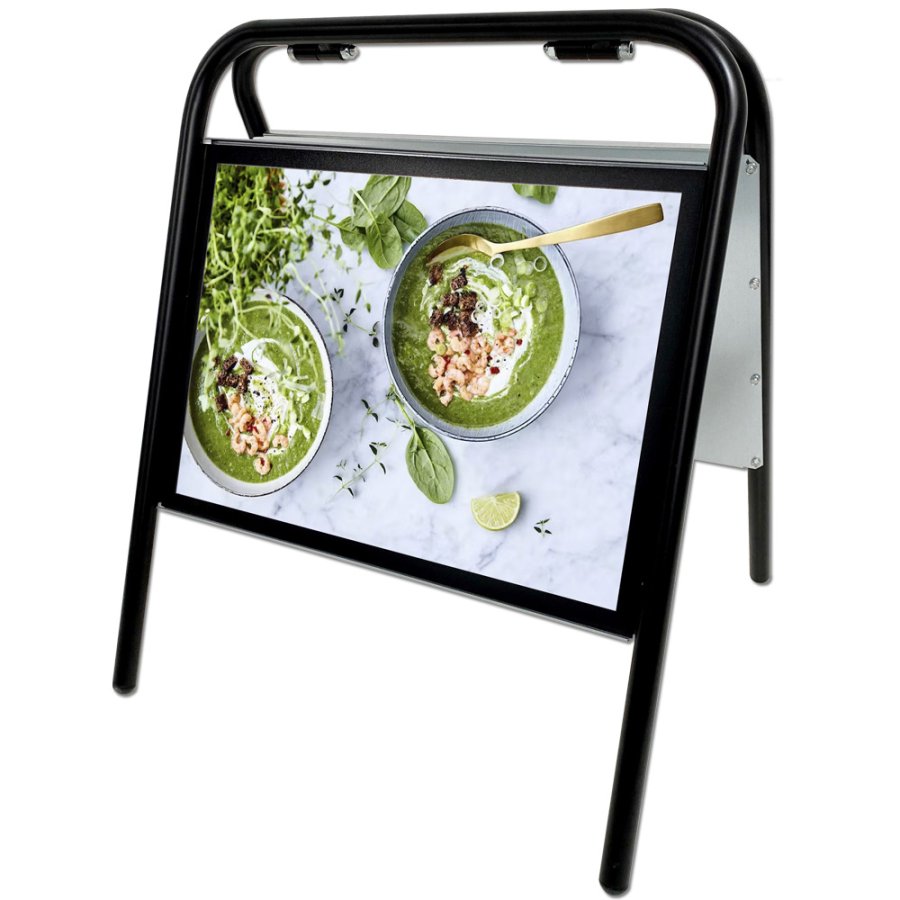 EXPO SIGN pavementboard A3 horizontal black with PET frontsheet