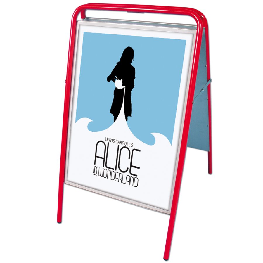 Expo Sign Pavement Board, red, A1