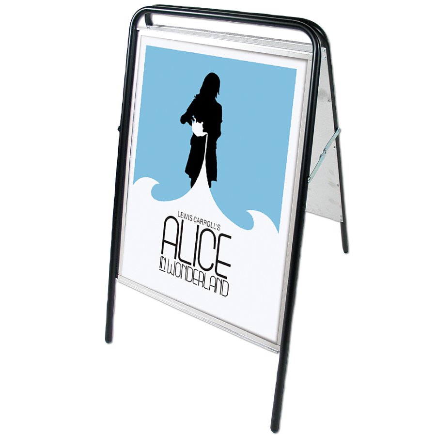 Expo Sign Pavement Board, black, 70 x 100 cm