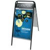 Expo Sign Pavement Board with logo plate, black, 50 x 70 cm #1