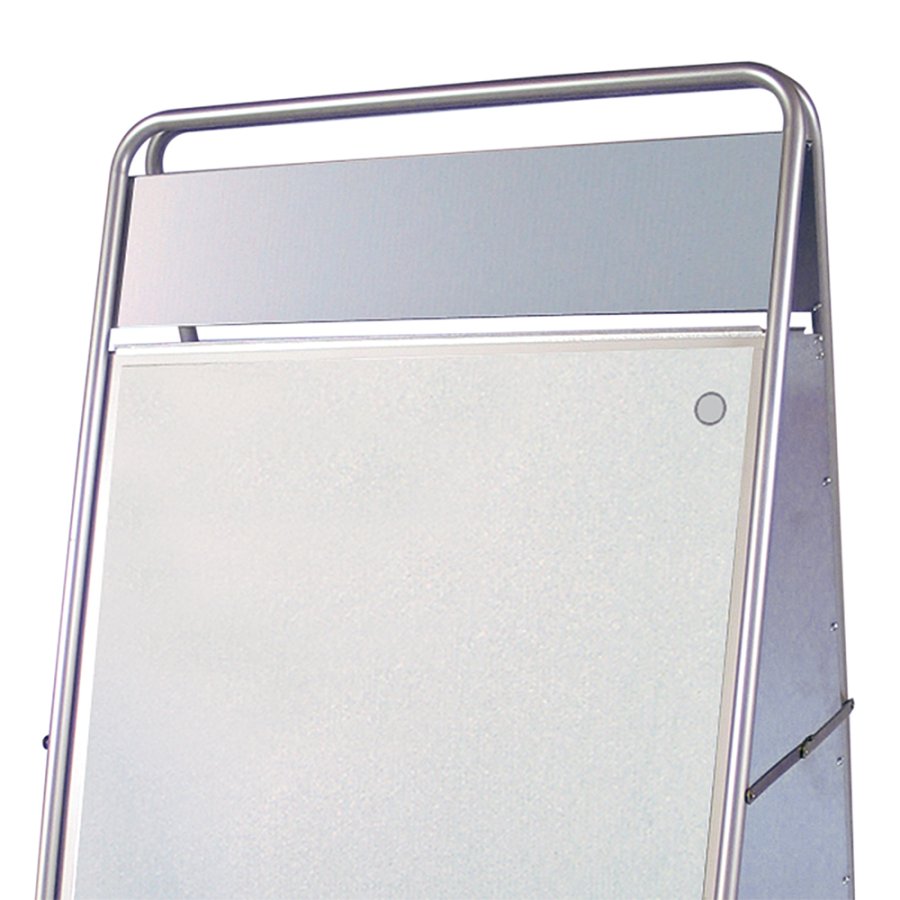 Expo Sign Pavement Board with logo plate, silver, 70 x 100 cm