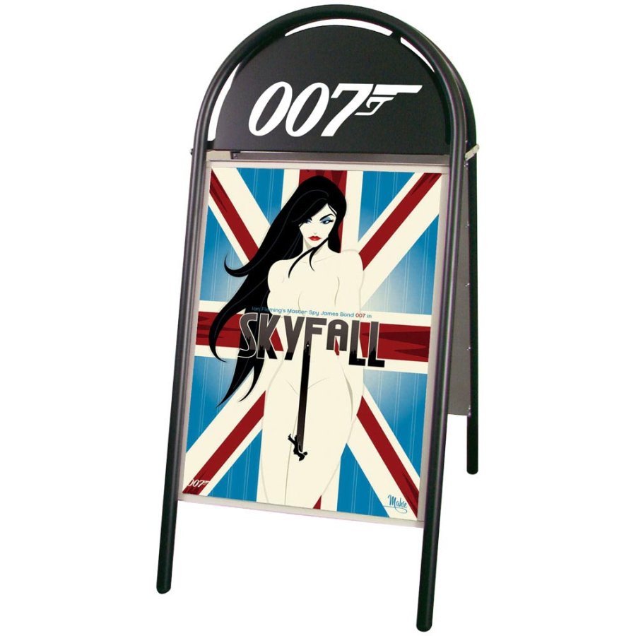 Expo Gotik Lux Pavement Board, black, A1