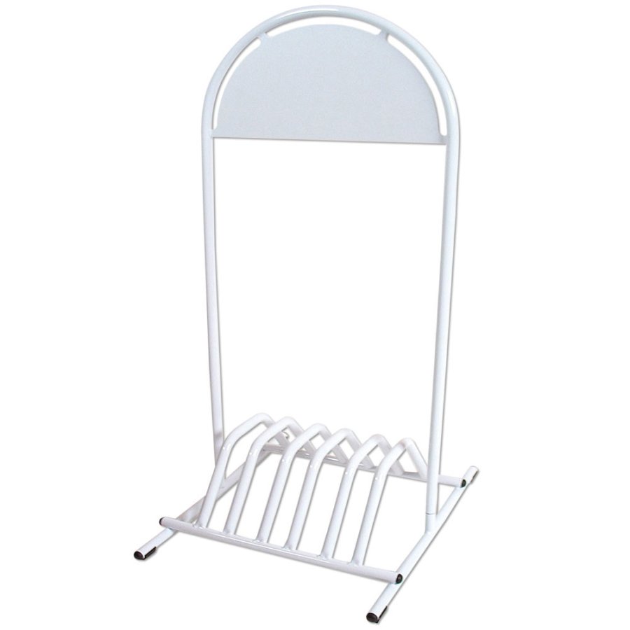 Bicycle Gotik Stand, white, pavement board bicycle stand