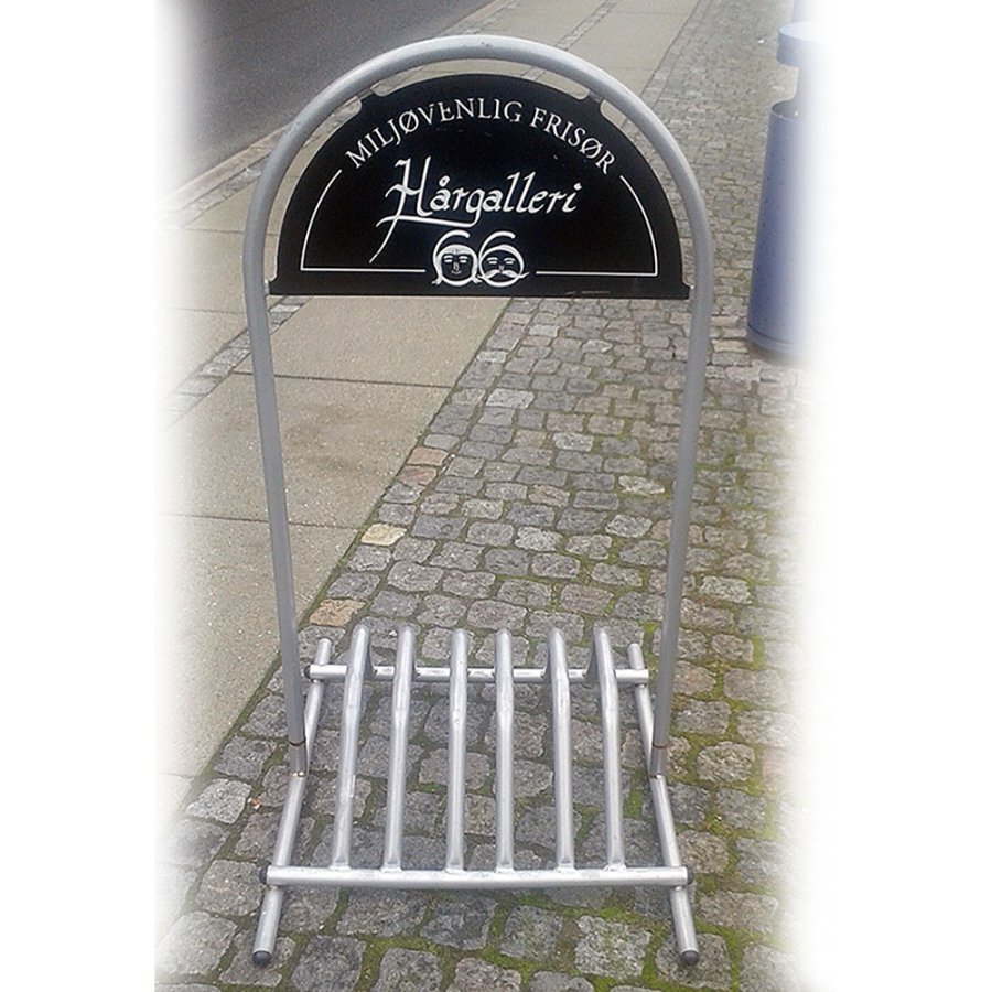 EXPO GOTIK bicycle-stand 25mm, silver