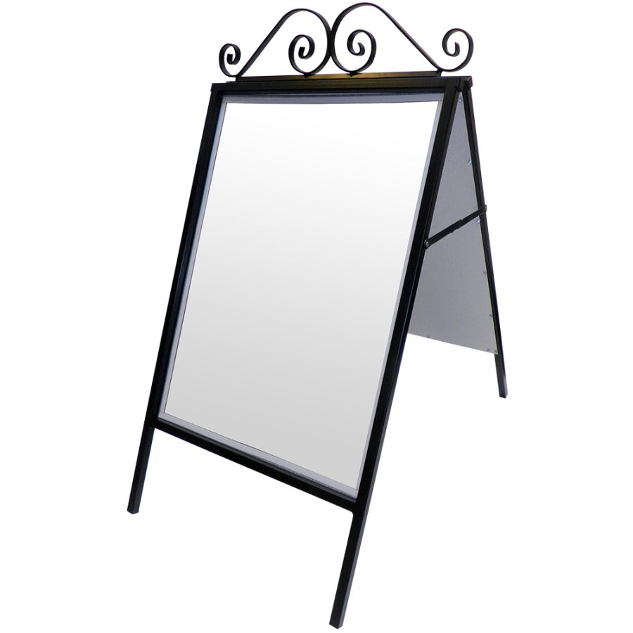 Antique A-Board, black, 50 x 70 cm