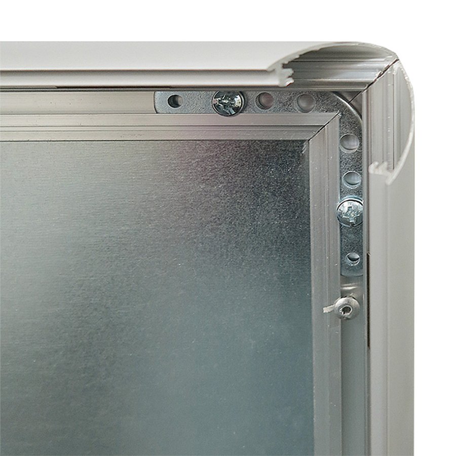 Alu-Line Logo-change Pavement Board, silver, 50 x 70 cm