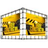 Banner Tube Hanging V frame for wall 100 x 50 cm #1