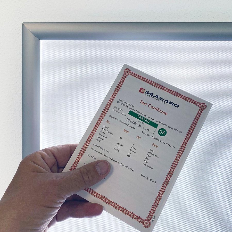 LED Frame Best Buy 50x70cm,  Single sided