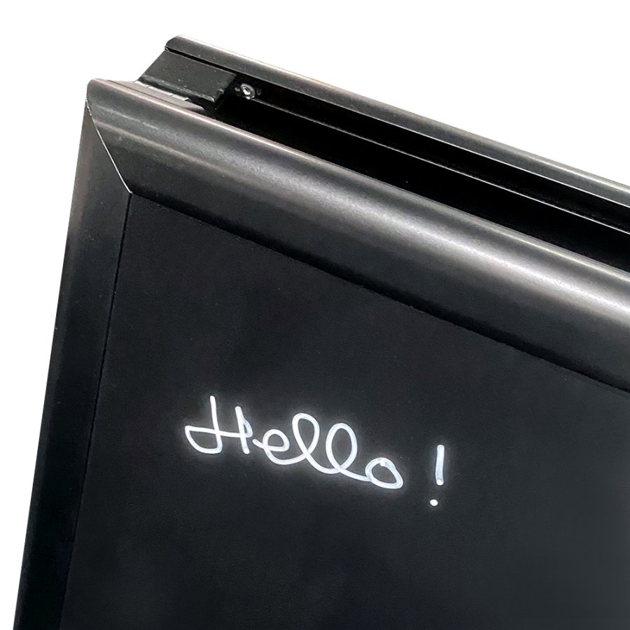 Glass board marker pen, neon white