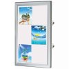 Info box with Magnetic Whiteboard board, 6 x A4, D27 mm, Aluminum/Silver #1