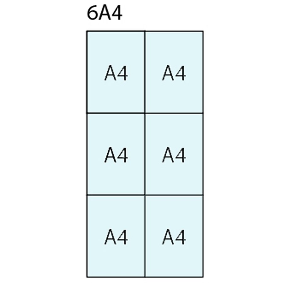 Info box with Magnetic Whiteboard board, 6 x A4, D27 mm, Aluminum/Silver