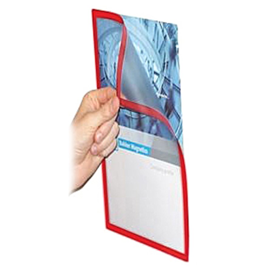Magnetic pockets, Adhesive tape on the back, A4, 7 pcs, Assorted