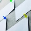 Notice Board with Aluminium Frame Felt 120 x 150 cm Grey #2