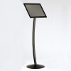Curved stand with A3 frame V+H, black #3