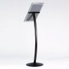 Curved stand with A3 frame V+H, black #2