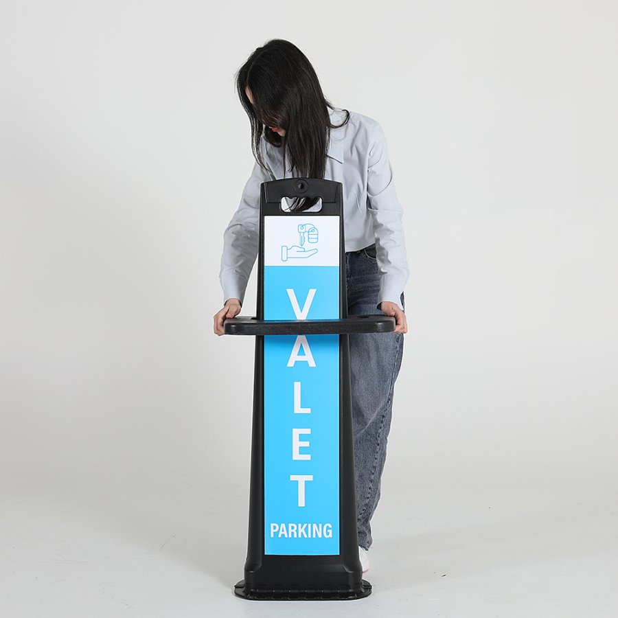 CITYSIGN Black plastic Stand 44.3 x 113 cm