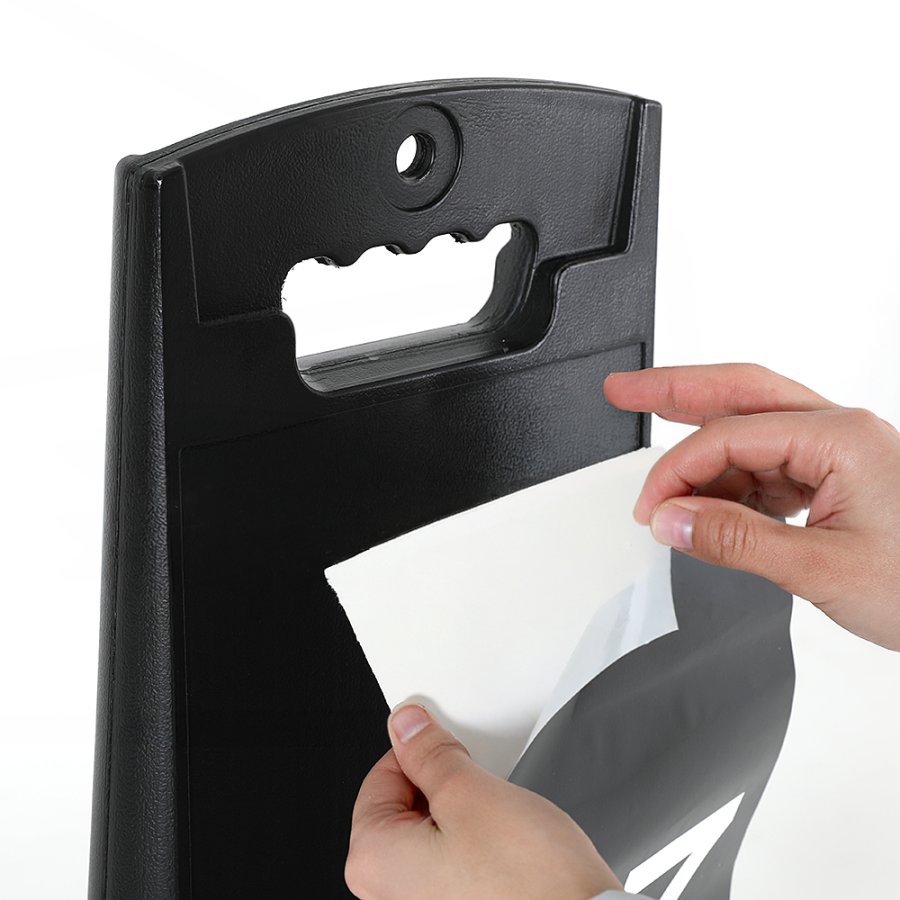 CITYSIGN Black plastic Stand 44.3 x 113 cm