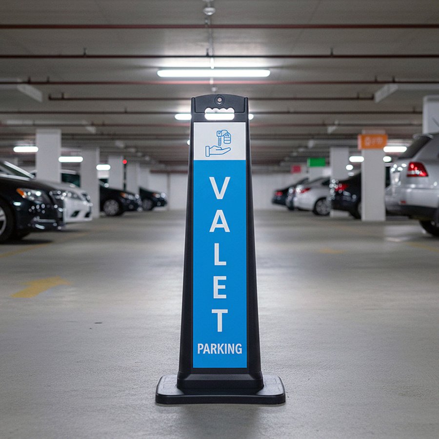 CITYSIGN Black plastic Stand 44.3 x 113 cm