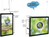 Magneco LED frame Black Double-Sided A1 for indoor use #2