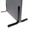 ZONE Hush Wall acoustic wall room divider Dark grey fabric 136x80 cm with standard feet #3