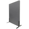 ZONE Hush Wall acoustic wall and room divider, Dark grey, fabric-covered, sound-absorbing, 136 x 100 x 4 cm #1
