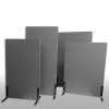 ZONE Hush Wall acoustic wall and room divider Dark grey with fabric covering and standard feet 170 x 80 x 4 cm #6