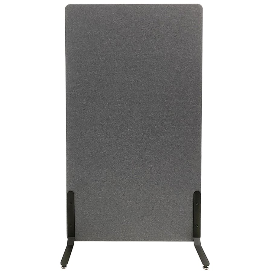 ZONE Hush Wall acoustic wall room divider Dark grey fabric 170 x 100 cm