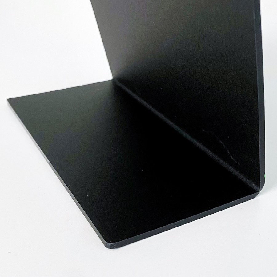 Black freestanding acrylic sign A6 for Table and counter
