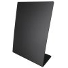 black acrylic signboard A4, slanted and freestanding for tables and counters #2