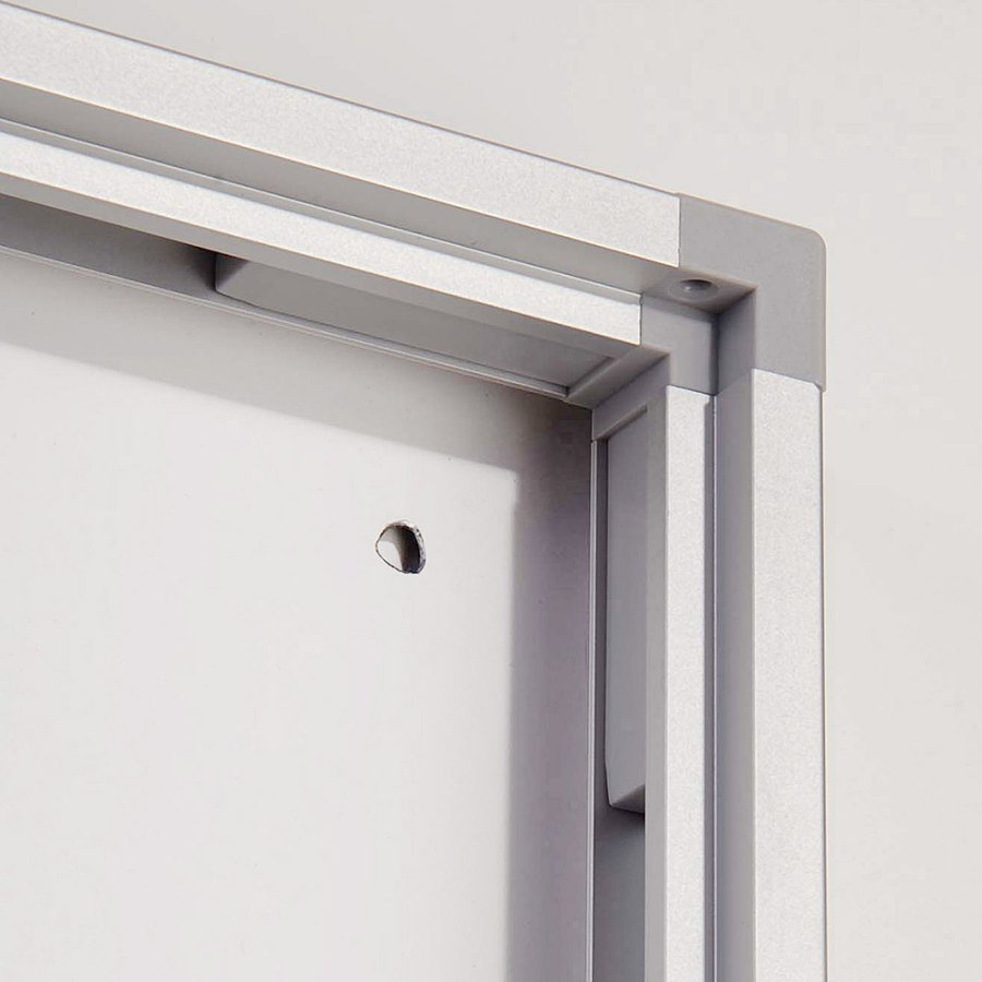 Info box with Magnetic Whiteboard, 6 x A4, Aluminum frame, indoor