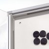 Info box with Magnetic Whiteboard, 9 x A4, 35 mm deep, Aluminum frame, lockable front, indoor #3