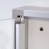 Info box with Magnetic Whiteboard, 9 x A4, 35 mm deep, Aluminum frame, lockable front, indoor #6