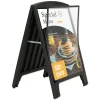APET cover sheet for Compact Plast A-board, A1, black (6153) - 1mm #1