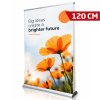 Double-sided 120 cm roll-up banner - aluminium stand, stylish advertising solution. #1